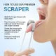 Stainless Steel U-Shaped Tongue Cleaner Scraper | Non-Slip Grip | Reusable Oral Hygiene Tool | Removes Bacteria & Bad Breath