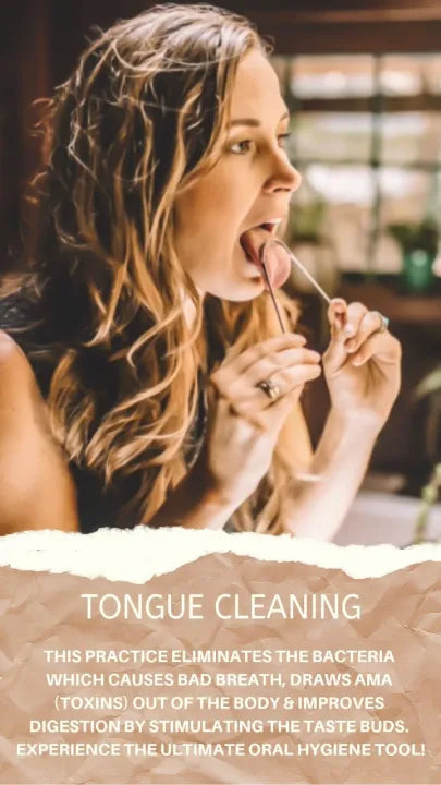 Stainless Steel U-Shaped Tongue Cleaner Scraper | Non-Slip Grip | Reusable Oral Hygiene Tool | Removes Bacteria & Bad Breath