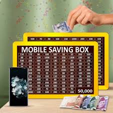 Wooden Birthday Saving Box – 30,000 Rupee Money Saving Challenge Box | Budget Savings Organizer | Gift for Kids & Adults