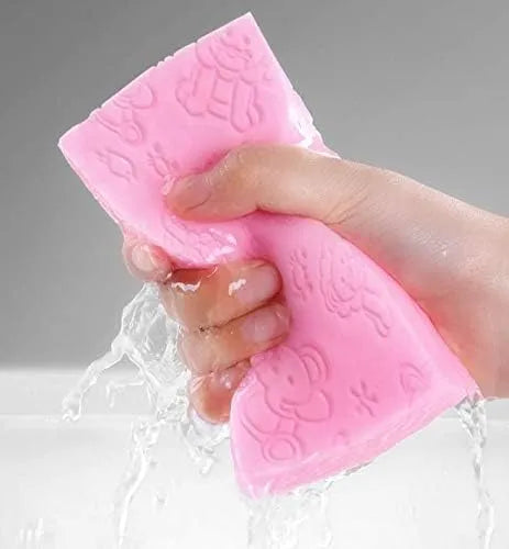 Soft Silicone Body Scrubber Bath Sponge | Gentle Exfoliating Body Brush | Dead Skin Remover | Shower & Bath Massage Scrubber for Smooth Glowing Skin