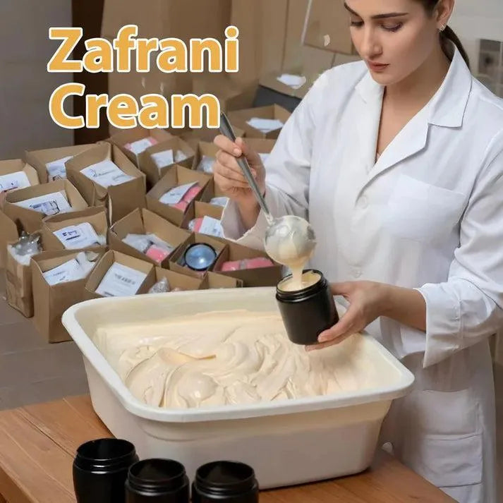 Zafarani Whitening Cream for All Skin Types | Brightening & Glowing Skin Cream | Glossy Pack | RN Girls Products