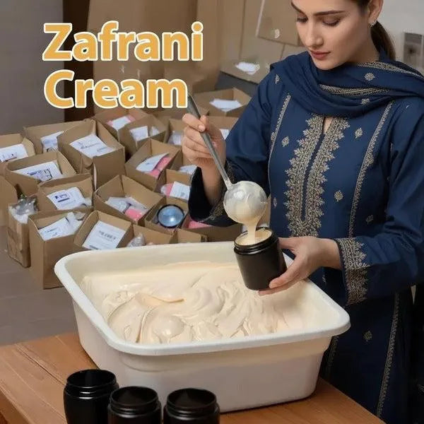 Zafarani Whitening Cream for All Skin Types | Brightening & Glowing Skin Cream | Glossy Pack | RN Girls Products